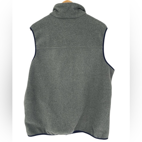 Patagonia Synchilla Men’s Size XL Fleece Vest Full Zip Gray Blue - Picture 4 of 4